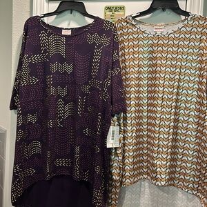 Two LuLaRoe fashionable top.
